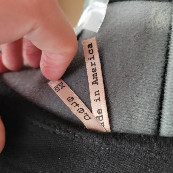 Pete Black Mesh Overlay Women's Long Sleeve Top Size XS - Picture 4 of 4